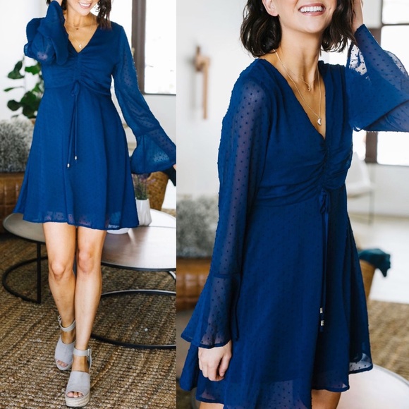 Dash of Pink Dresses & Skirts - Midnight Swiss Miss Chiffon Dress